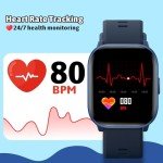 Kids Smart Watch with 20 Sports Modes (Blue)