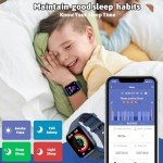 Kids Smart Watch with 20 Sports Modes (Blue)
