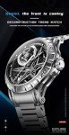 OLEVS Fashion Silver Automatic Watch for All