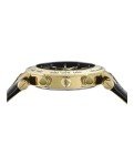 Versace Men's Quartz Watch with Leather Strap