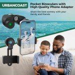 URBANCOAST Compact High-Power Binoculars with Phone Adapter
