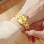 Elegant Rose Gold Women's Automatic Dress Watch