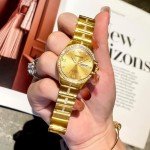Elegant Rose Gold Women's Automatic Dress Watch
