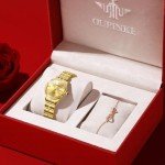 Elegant Rose Gold Women's Automatic Dress Watch