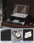 GUKA 12 Slot Leather Watch Display Organizer