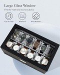 GUKA 12 Slot Leather Watch Display Organizer