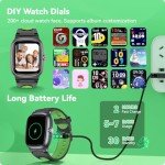 Kids Smart Fitness Watch with Heart Rate Monitor