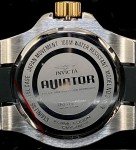 Invicta Aviator Black Silicone Band Men's Watch