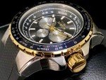 Invicta Aviator Black Silicone Band Men's Watch