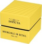 Invicta Aviator Black Silicone Band Men's Watch