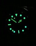 Luxury Men's GMT Automatic Watch, Waterproof, Black Red