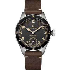 Hamilton Khaki Aviation Pilot Watch with Leather Strap