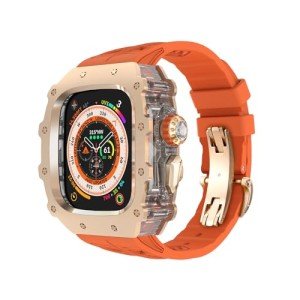 Luxury 49mm Apple Watch Ultra Steel Case & Band