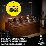 Premium Watch Display Case for 17 Watches