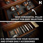 Premium Watch Display Case for 17 Watches