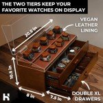 Premium Watch Display Case for 17 Watches