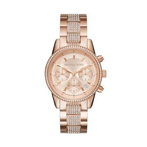 Michael Kors Women's Ritz Rose Gold Chronograph Watch