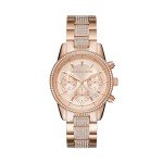 Michael Kors Women's Ritz Rose Gold Chronograph Watch