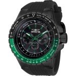Invicta Aviator GMT Black Dial Men's Watch