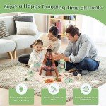 Kids Camping Toy Set with Binoculars and Lantern