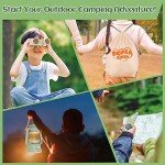 Kids Camping Toy Set with Binoculars and Lantern