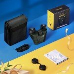 Compact HD Binoculars for Bird Watching and Travel