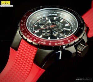 Invicta 33039 Men's Aviator Chronograph Watch, Red