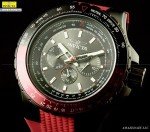 Invicta 33039 Men's Aviator Chronograph Watch, Red
