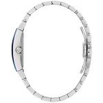 Bulova Gemini Modern Stainless Steel Blue Watch