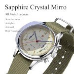 HEMUDU Seagull 1963 Men's 38mm Mechanical Chronograph