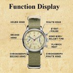 HEMUDU Seagull 1963 Men's 38mm Mechanical Chronograph