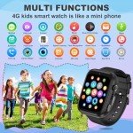 OKYUK 4G Smartwatch for Kids with GPS Tracking