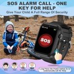 OKYUK 4G Smartwatch for Kids with GPS Tracking