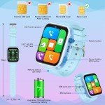 OKYUK Kids 4G Smartwatch with GPS and SOS