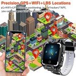 OKYUK 4G Kids Smart Watch Phone with Dual Camera