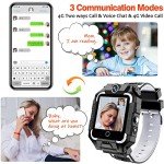 OKYUK 4G Kids Smart Watch Phone with Dual Camera