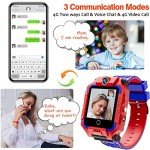OKYUK 4G Kids Smart Watch Phone with Dual Camera