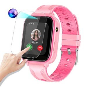 OKYUK Kids 4G SmartWatch with GPS Tracker - Pink