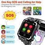 OKYUK 4G Kids Smart Watch Phone with Dual Camera