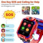 OKYUK 4G Kids Smart Watch Phone with Dual Camera
