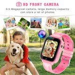OKYUK Kids 4G SmartWatch with GPS Tracker - Pink