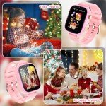 OKYUK Pink 4G Kids Smart Watch with Games