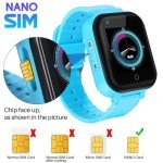 OKYUK 4G Kids Smart Watch Phone - Blue