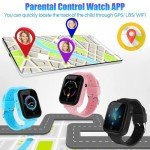 OKYUK 4G Kids Smart Watch Phone - Blue