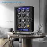 DUKWIN Smart Fingerprint Watch Winder with 12 Spaces
