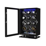 DUKWIN Smart Fingerprint Watch Winder with 12 Spaces