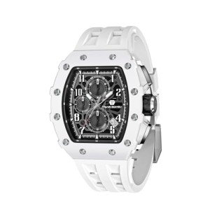 Luxury Men's Tonneau Waterproof Chronograph Watch