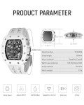 Luxury Men's Tonneau Waterproof Chronograph Watch