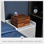Shanik Men's Luxury Watch Organizer with 8 Slots