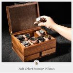 Shanik Men's Luxury Watch Organizer with 8 Slots